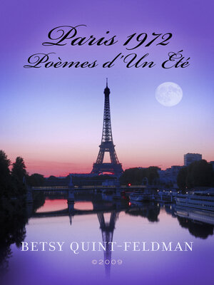 cover image of Paris 1972:  Poèmes d'Un Été